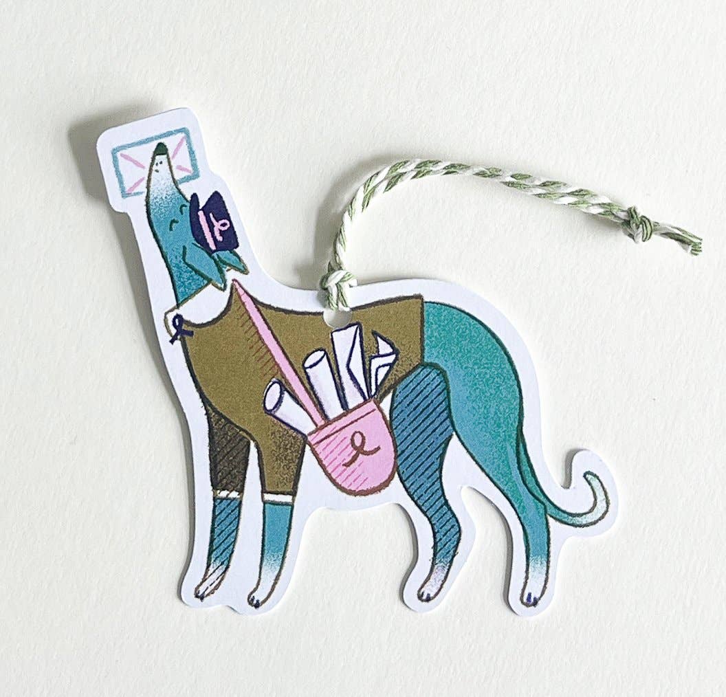 Snoot Mail, Recycled Gift Tags