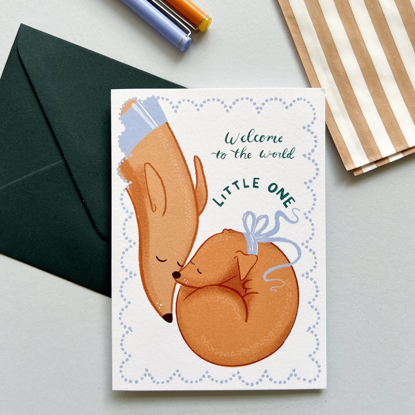 Little One, New Baby Card