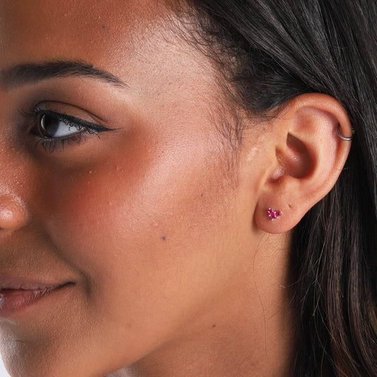 Message Bottle Earrings 'Just Love'