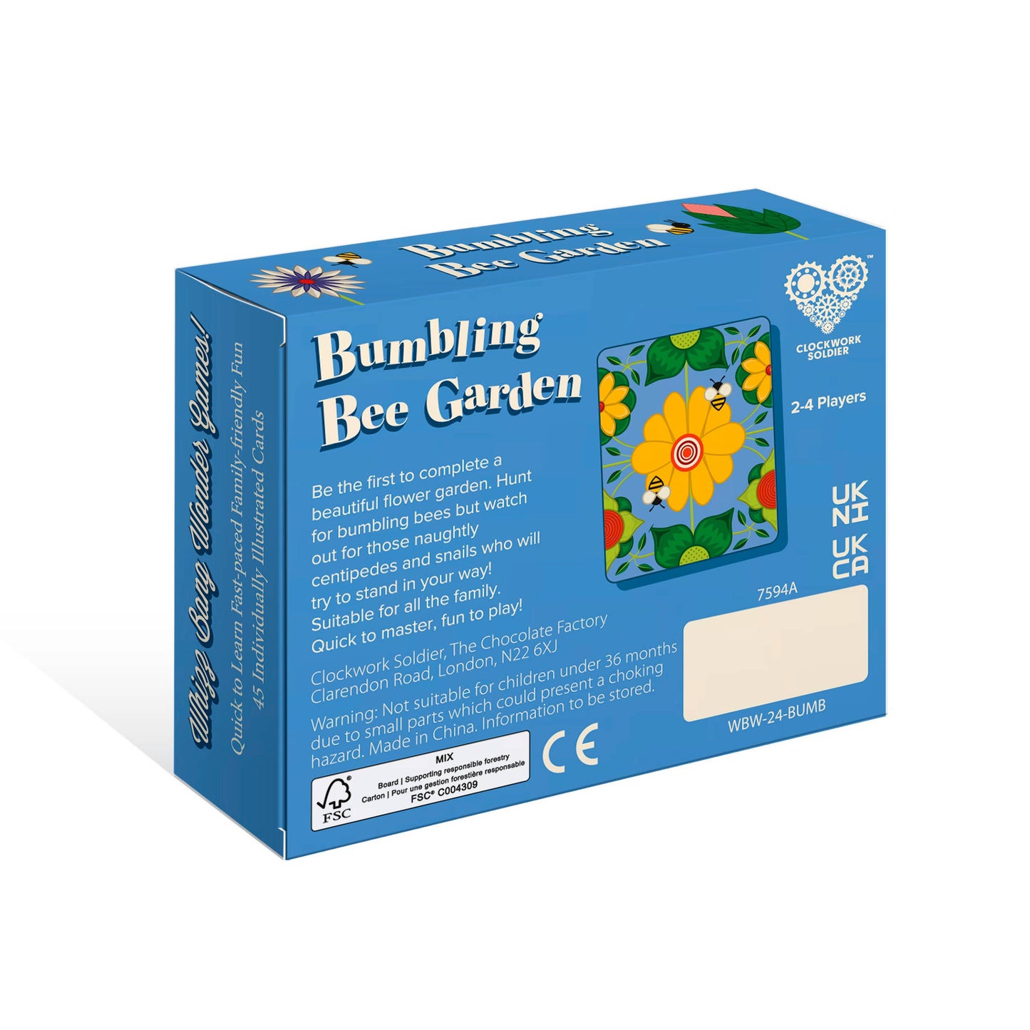 Bumbling Bee Garden Card Game