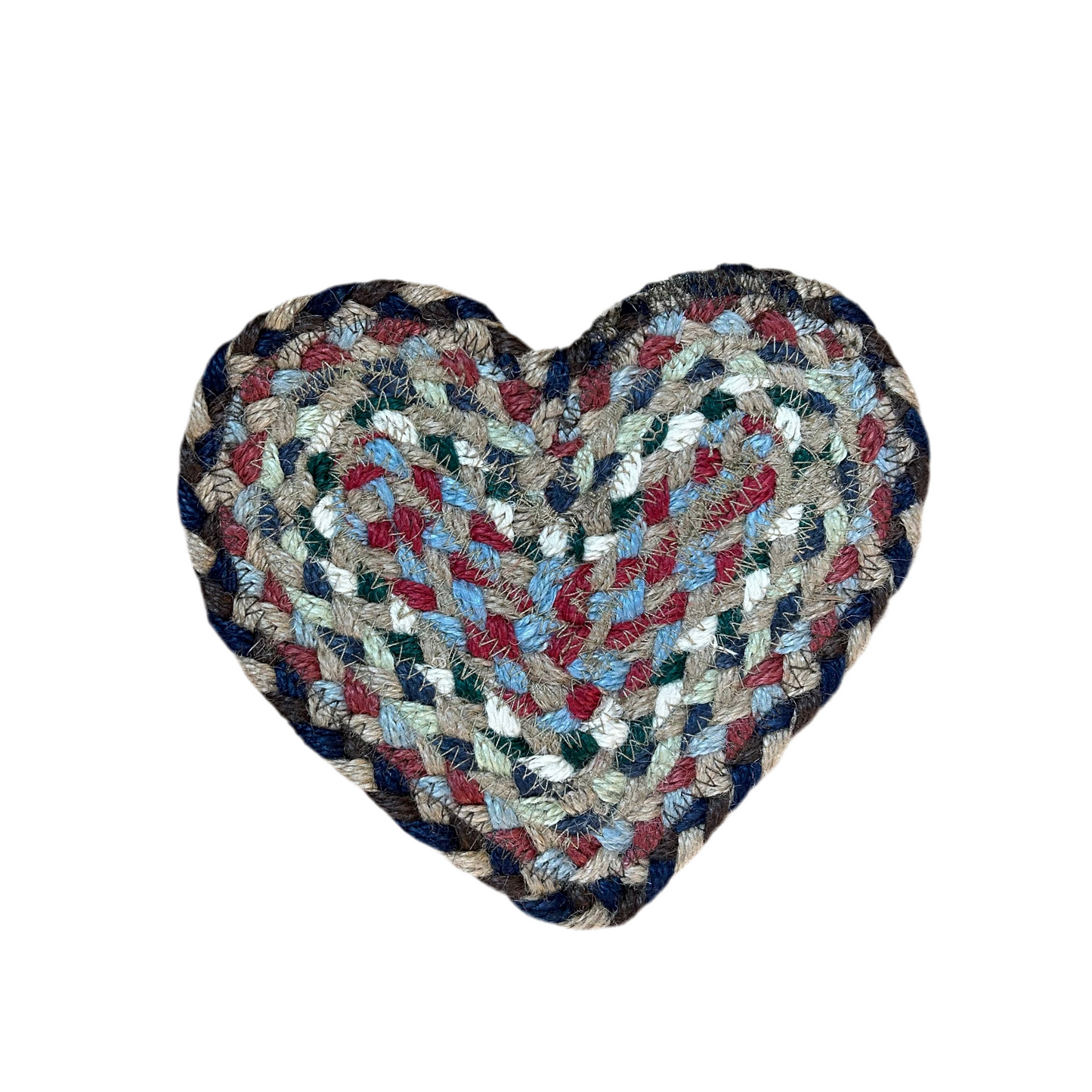 Misty Blue Heart Coaster
