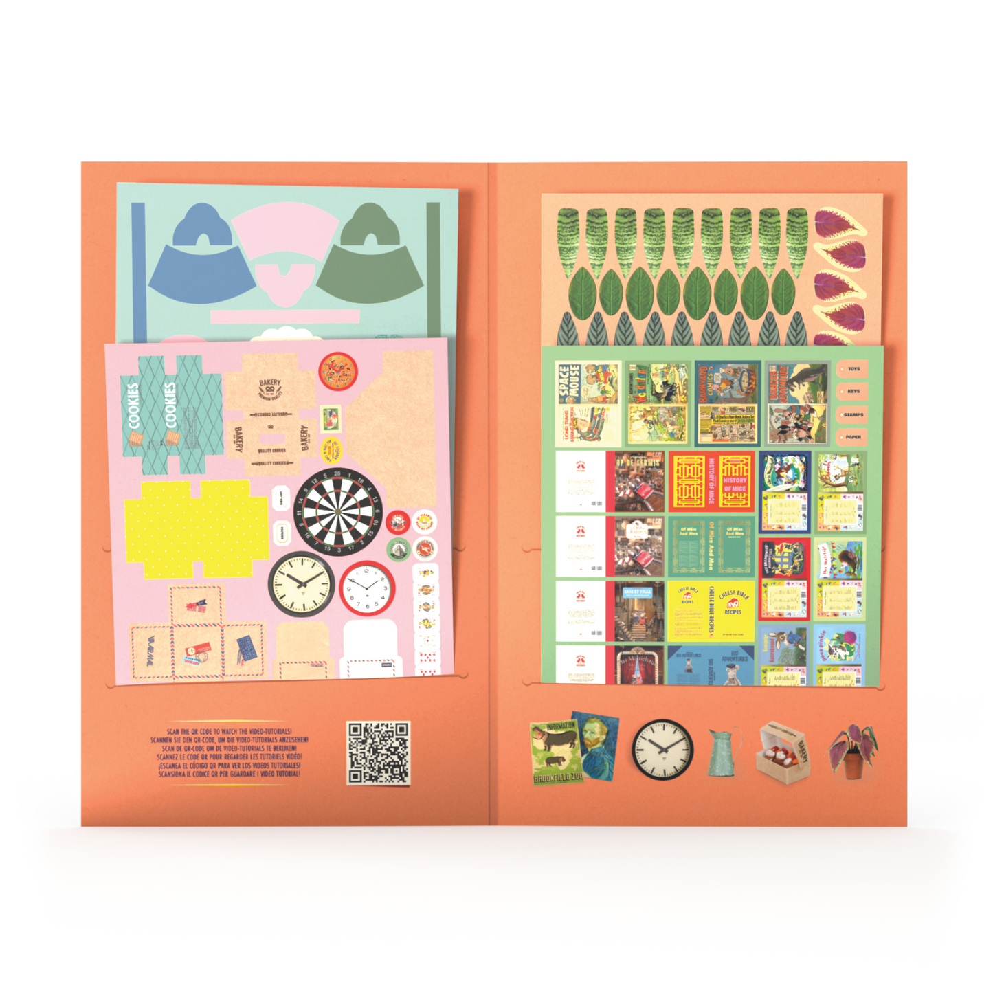 Kids DIY - Die-Cuts Living room - The Mouse Mansion