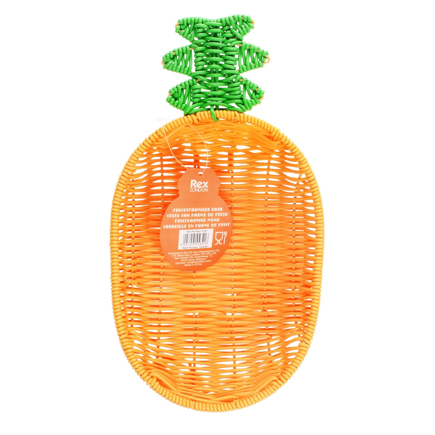 Summer fruit woven basket - Pineapple