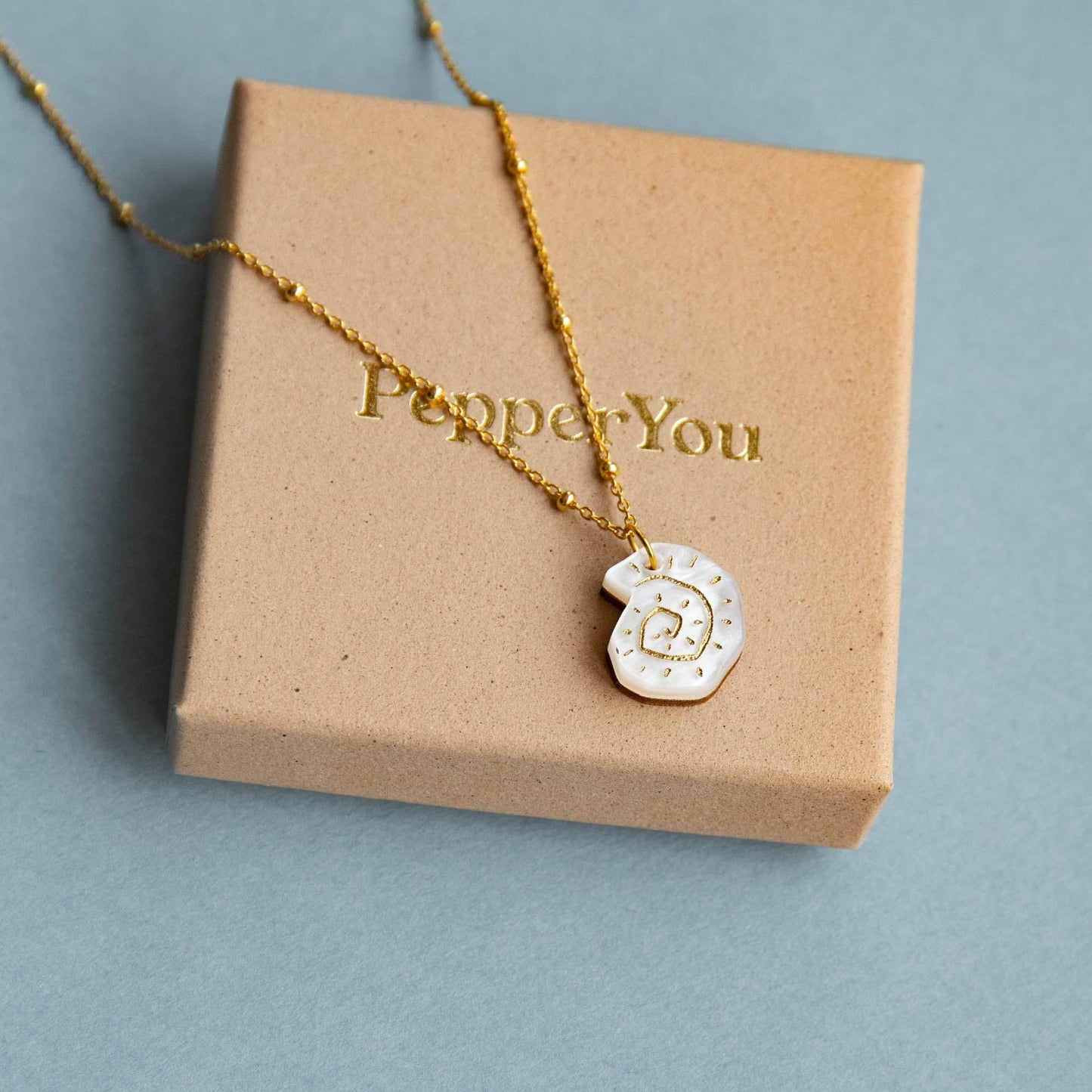 Shell Hoop Necklace