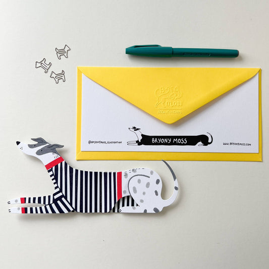 Aussie, Long Doggo Shaped Extendable Card