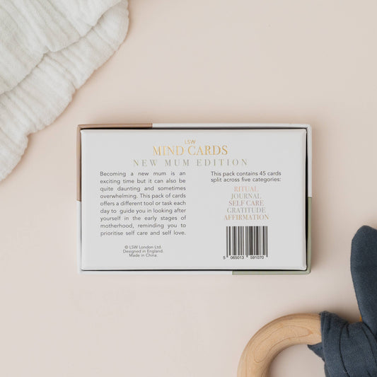 Mind Cards: New Mum Edition - Self care gift for new moms