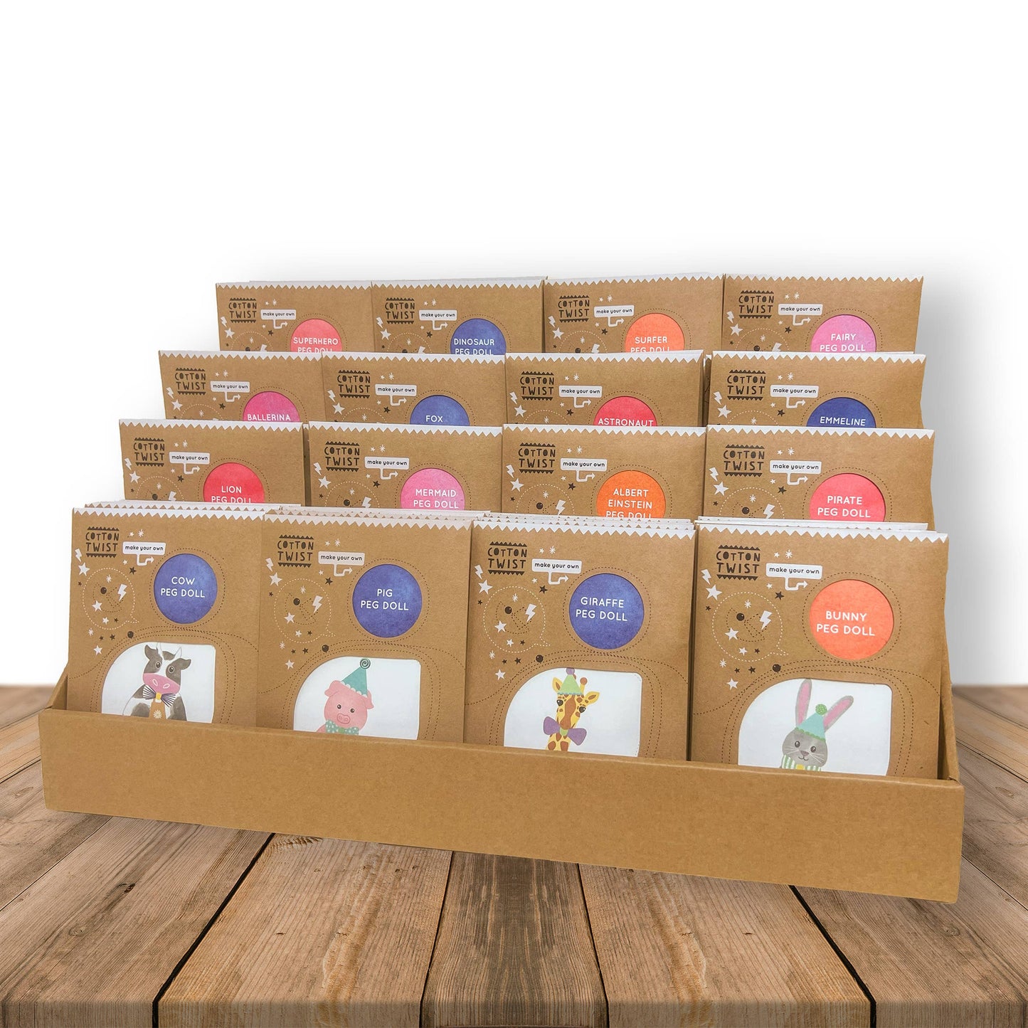 Make Your Own Lion Peg Doll Kit