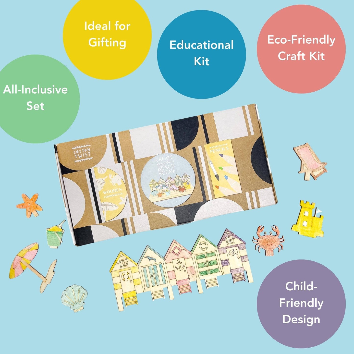 Create Your Own Beach Scene - DIY Craft Kit for Kids