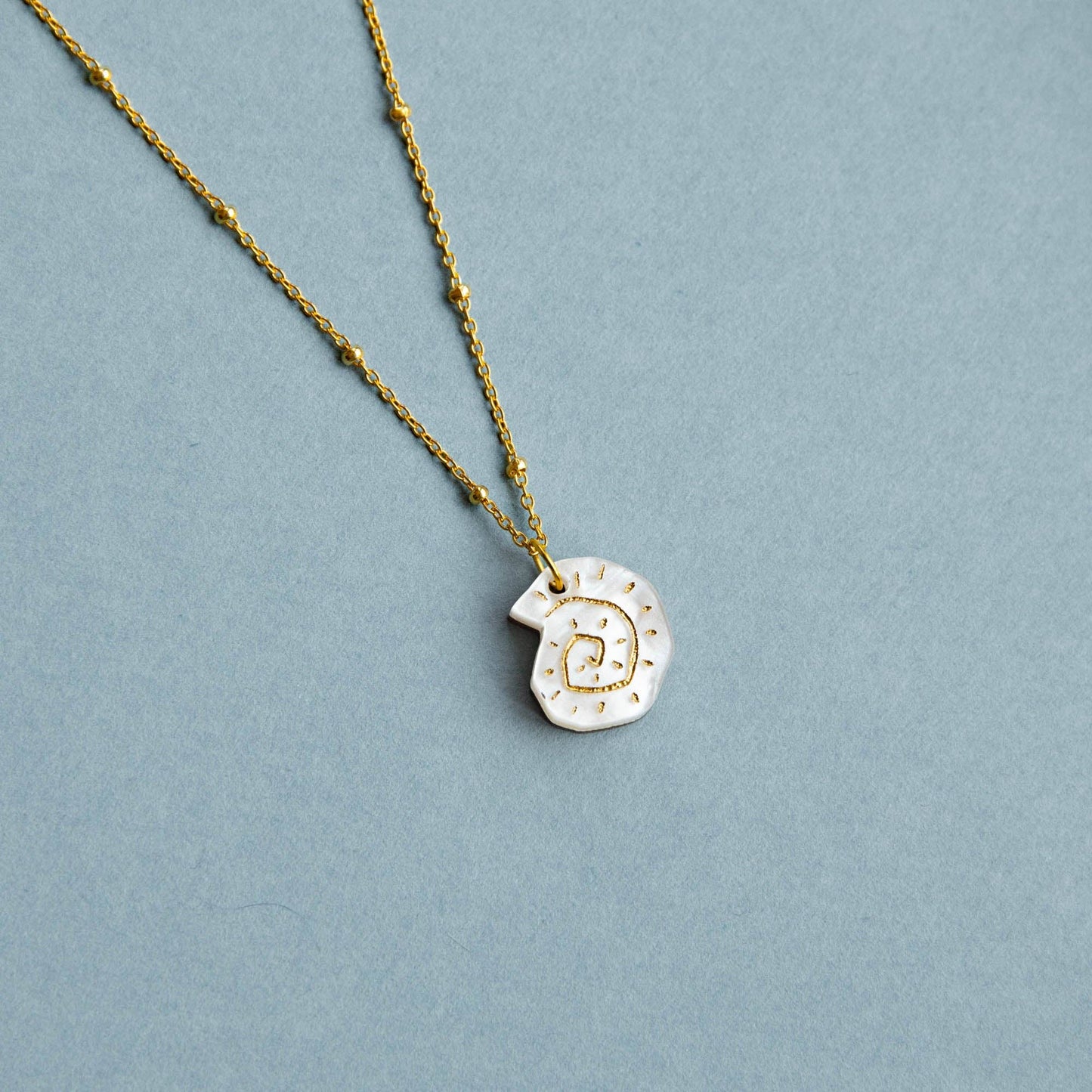 Shell Hoop Necklace