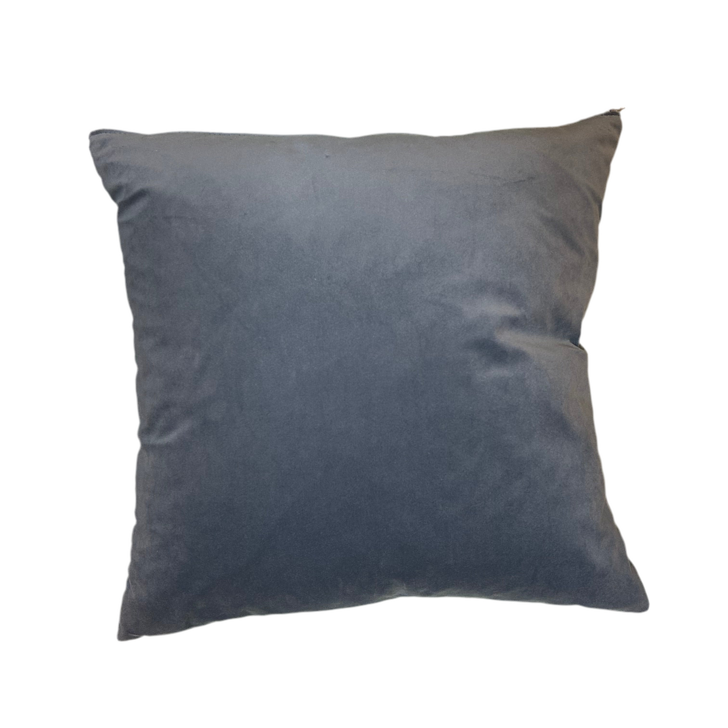 Thibaut squiggle print blue cushion