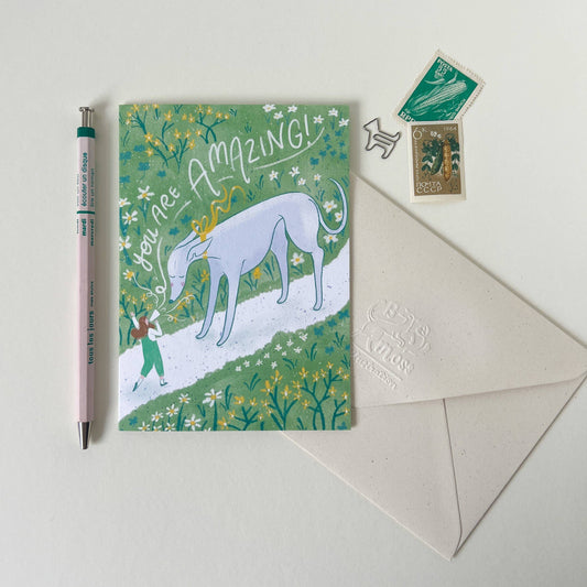 You Are Amazing, A6 Greetings Card