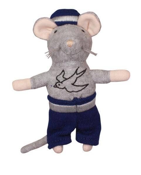 Kids Plush Toy - Mouse Grandpa Sailor (12cm)