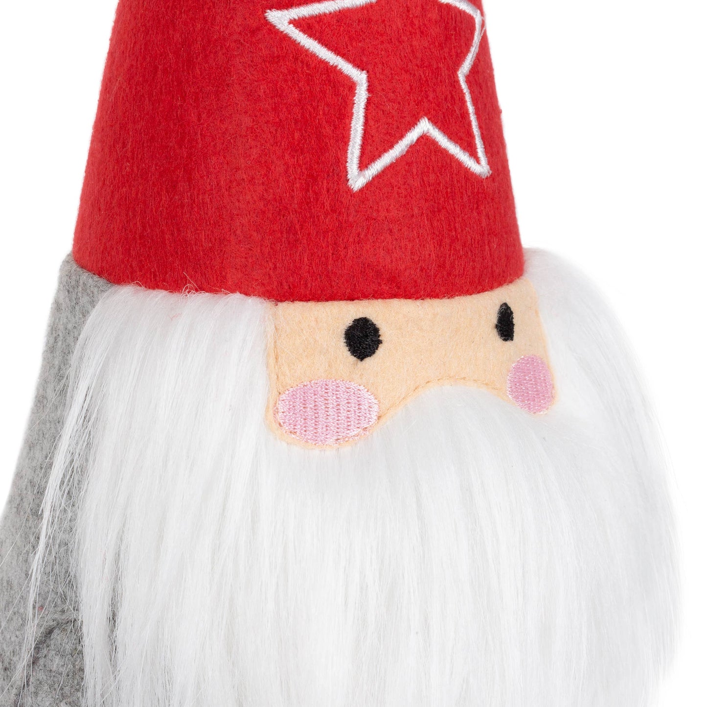 Scandi Santa Festive Door Stop Red