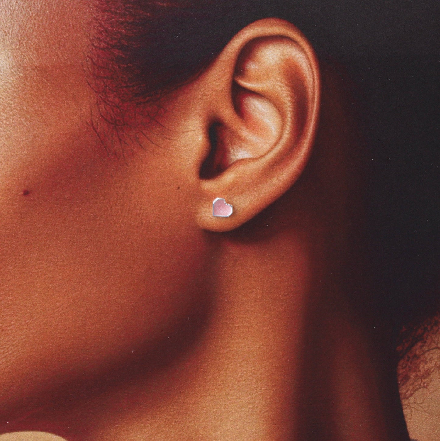 SOULMATES Origami heart earrings