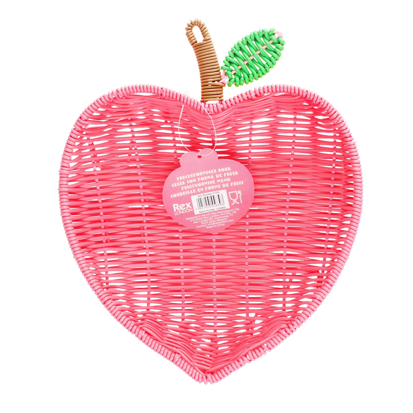 Summer fruit woven basket - Strawberry