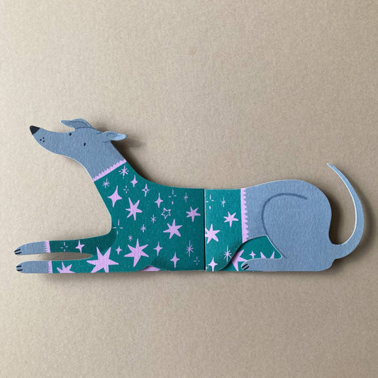 Maurice, Long Doggo Shaped Extendable Card