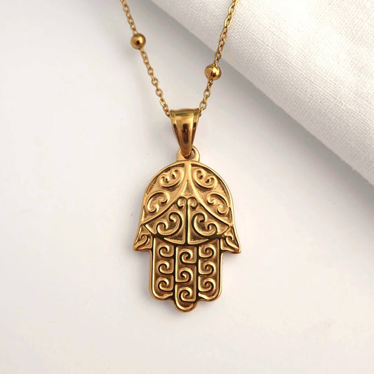 Hamsa Pendant Necklace