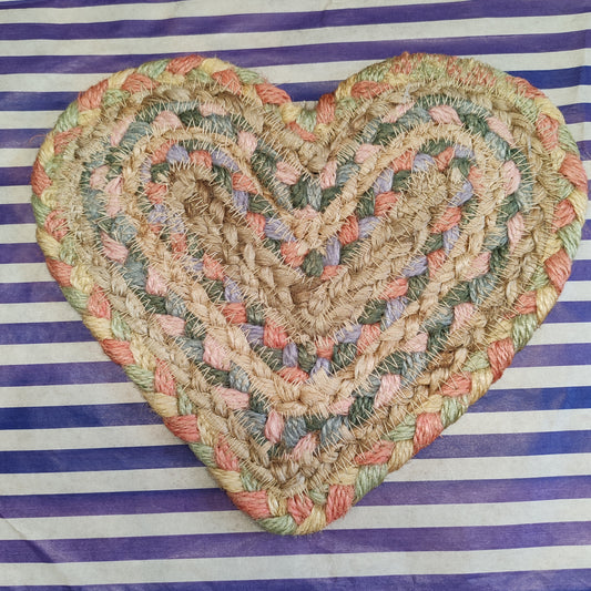 Pastel fairisle coaster