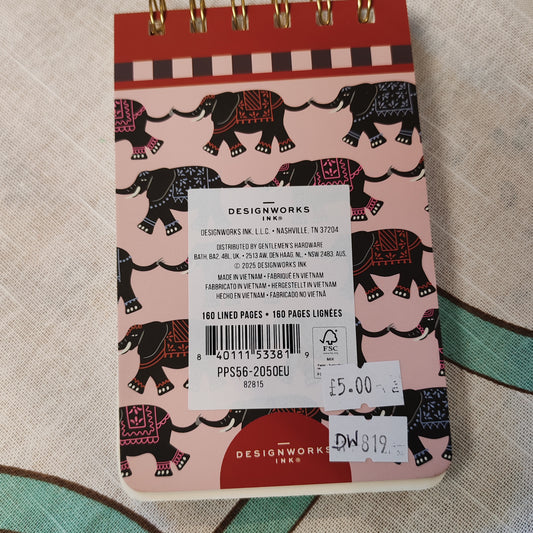 Adopo elephant mini notebook