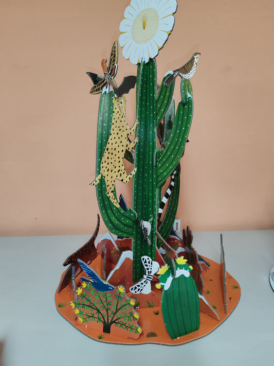 Pop, slot and build Christmas cactus advent calendar