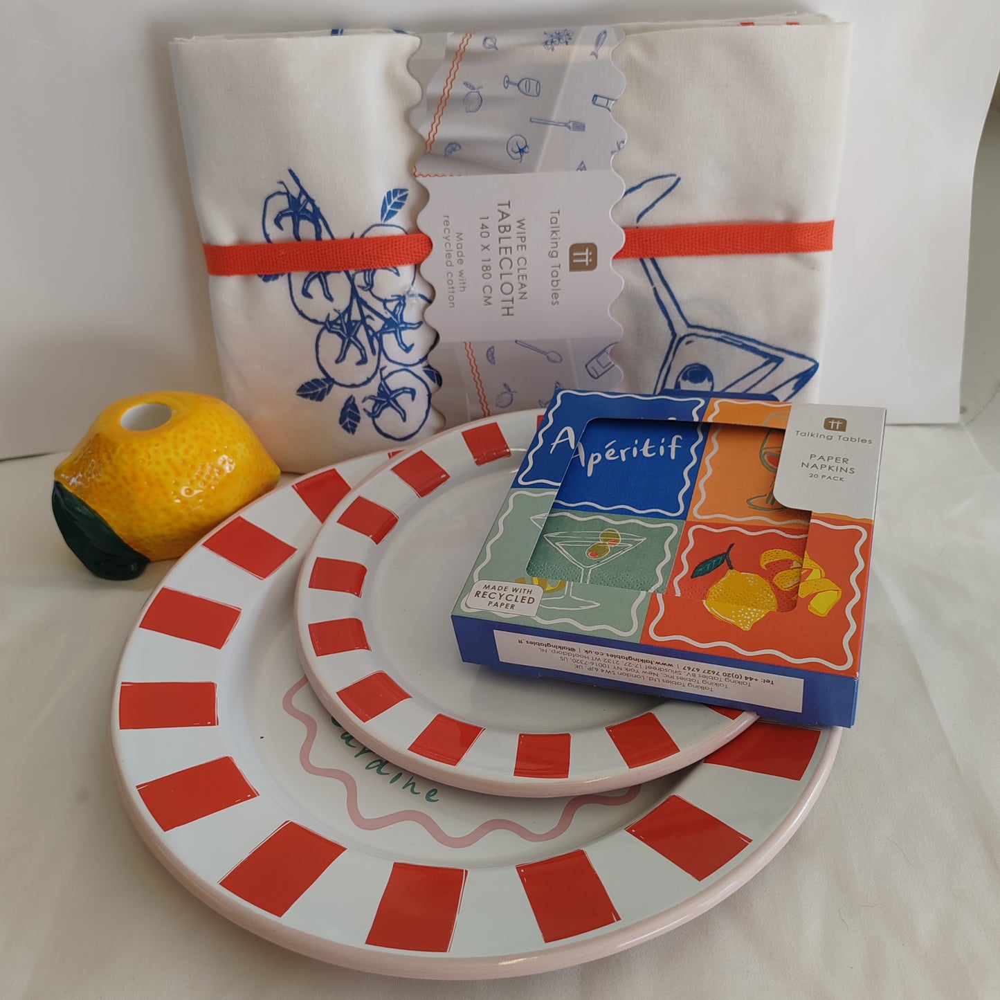 Bon Appetit enamel sardines plate large