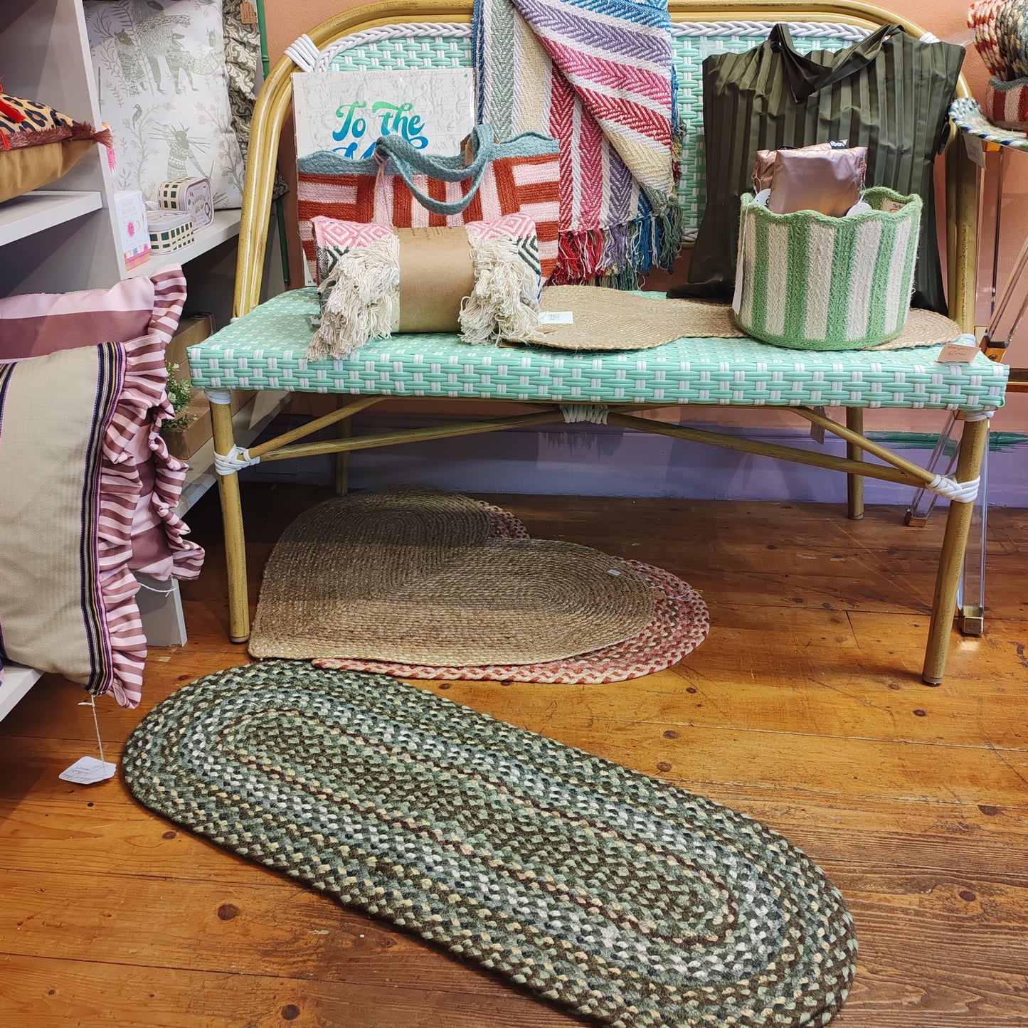 Jute table runner Hedgerow 13"x36"