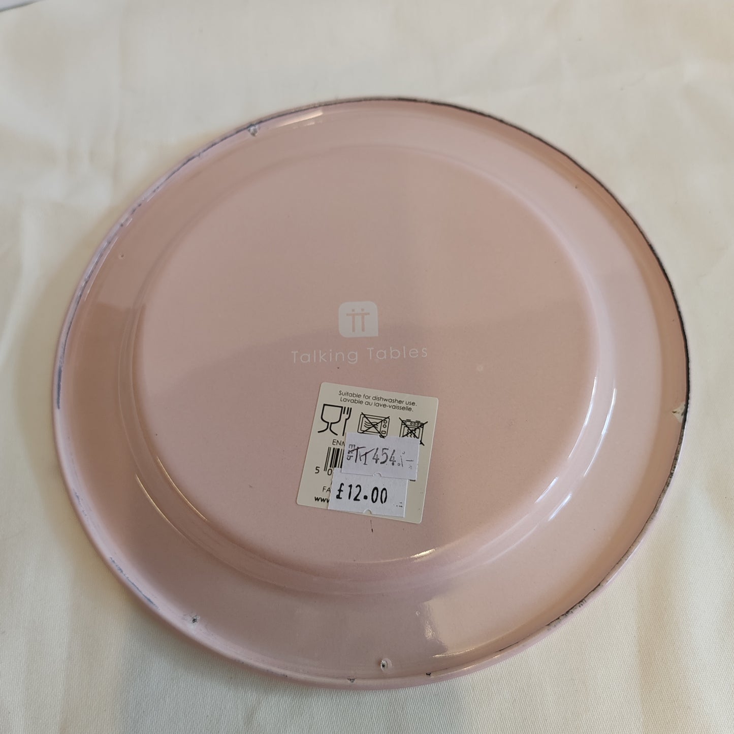 Bon Appetit sardines small enamel plate