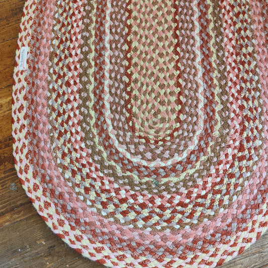 Coral Oval rug