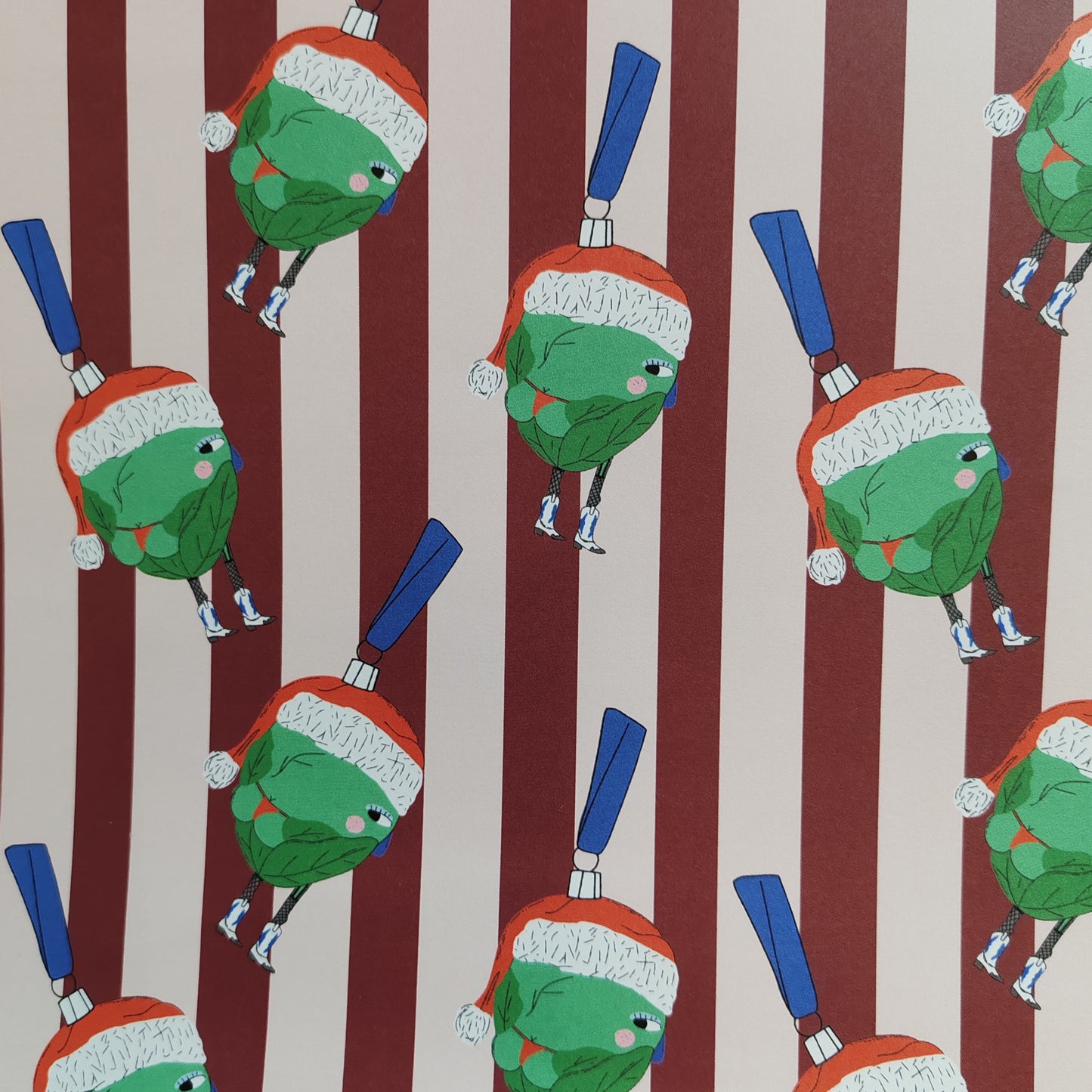 Cheeky sprout gift wrap