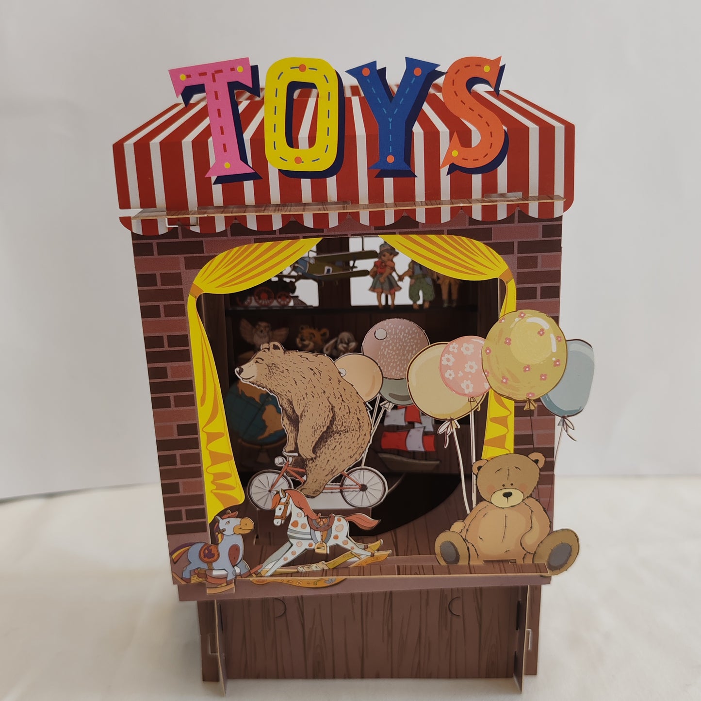 Paper theatre interactive pop up card Toys