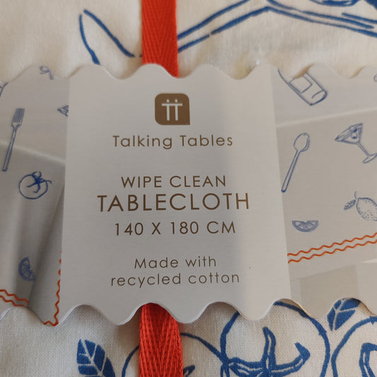 Bon Appetit Wipeable fabric table cafe style