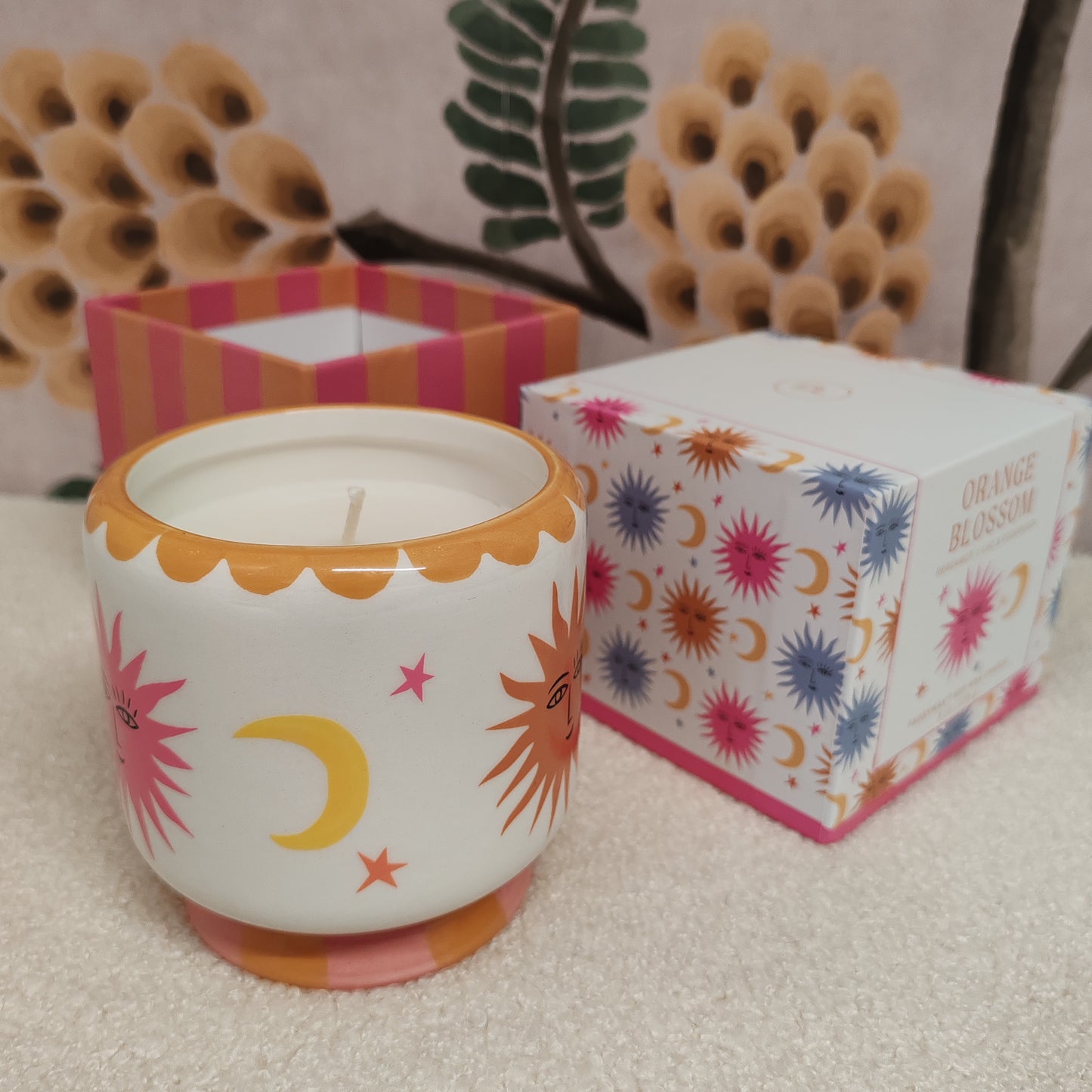 Adopo sun ceramic candle