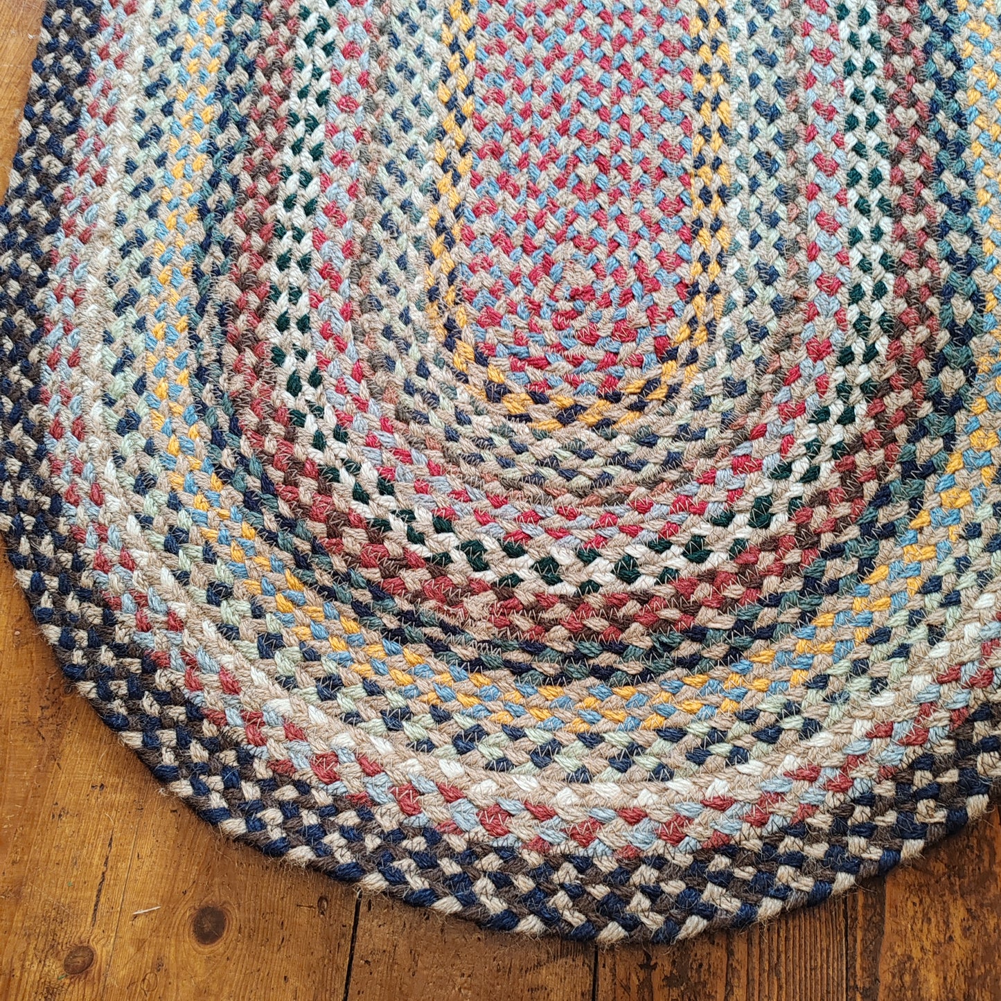 Jute Rug misty blue 2'3"X4'