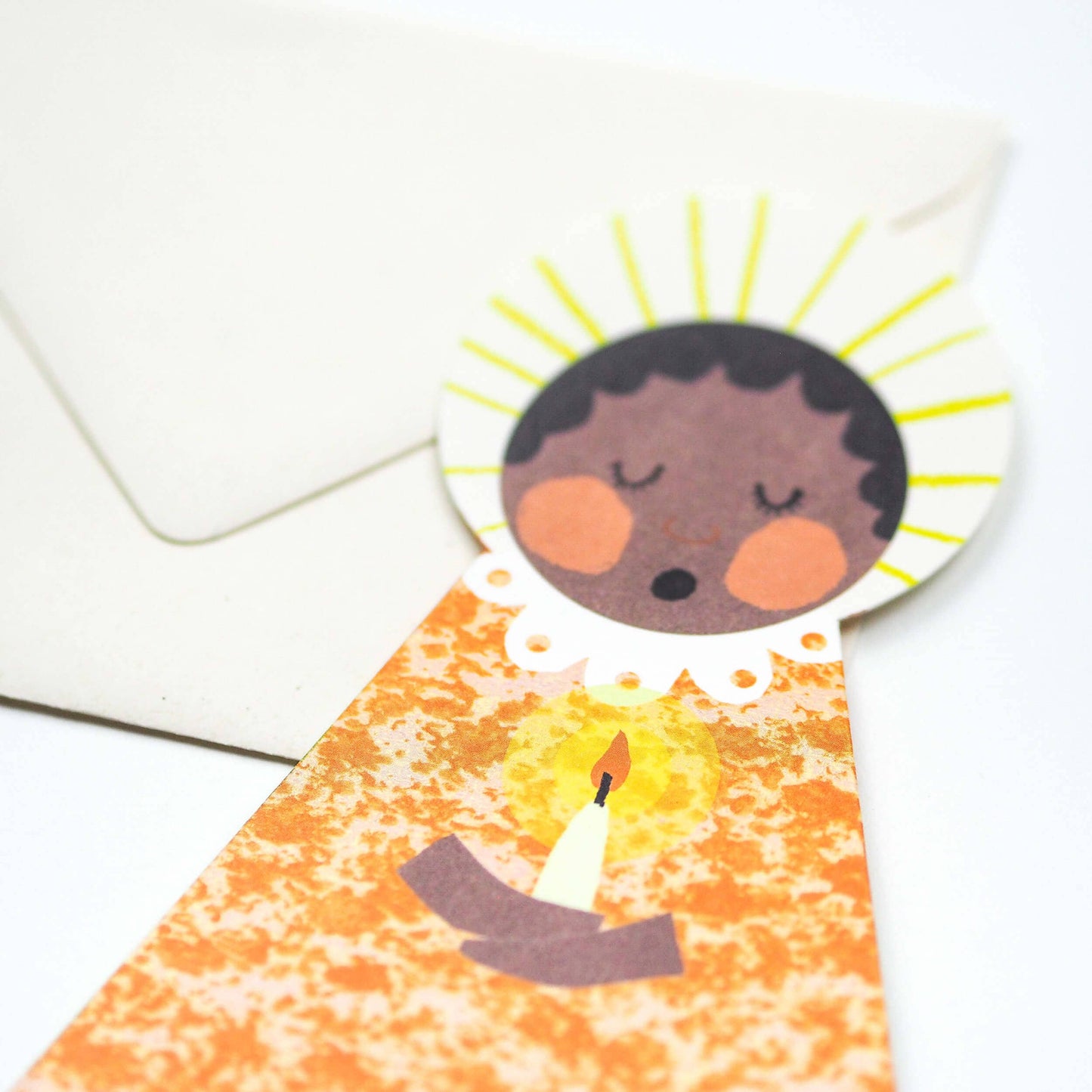 Orange Angel Fold-Out Card