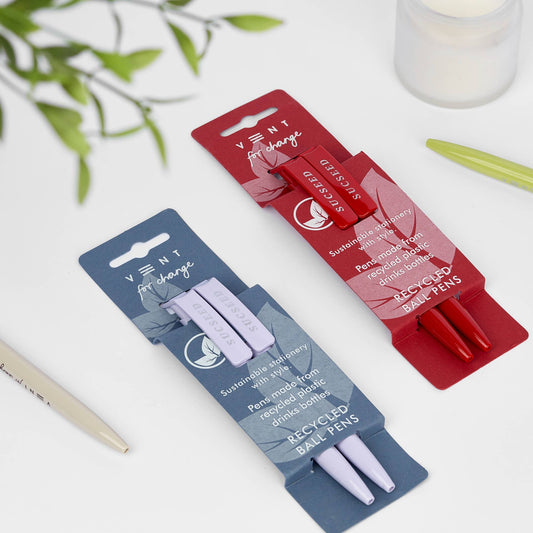 Pens Recycled Drinks Bottle - Sucseed Lavender