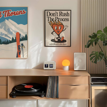 Don't Rush The Process Retro Print