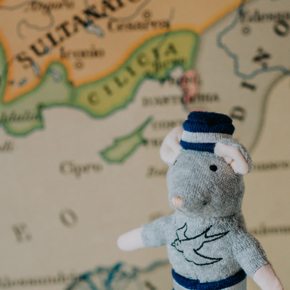 Kids Plush Toy - Mouse Grandpa Sailor (12cm)