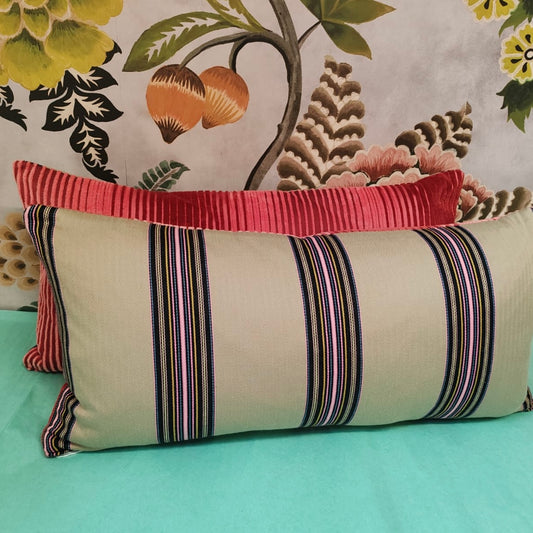 Ian Mankin / Thibaut cushion