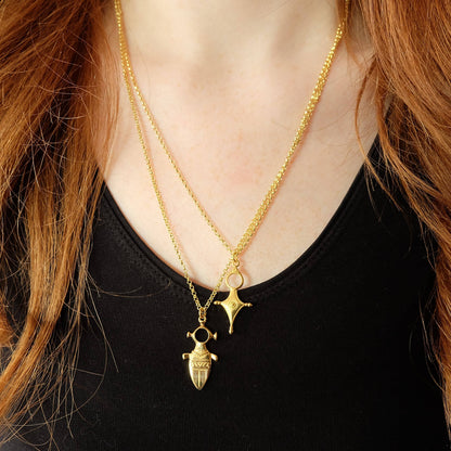 Gold Tuareg Talisman Necklace