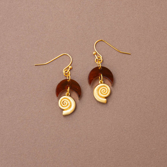 Fossil Drop Earrings