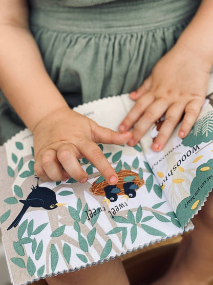 ThreadBear Woodland Hush Rag Book