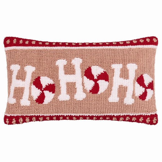 Candy Ho Ho Ho Tufted Cushion Pink/Red