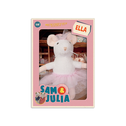 Kids Plush Toy- Mouse Ella (12cm)