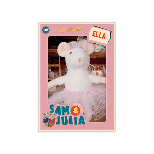 Kids Plush Toy- Mouse Ella (12cm)