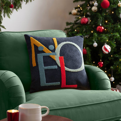 Noel Tufted Cushion Multicolour