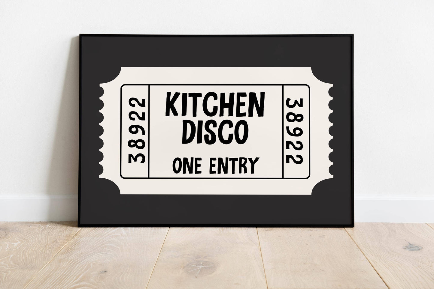 Kitchen Disco Print | Kitchen Wall Art | Unframed Print