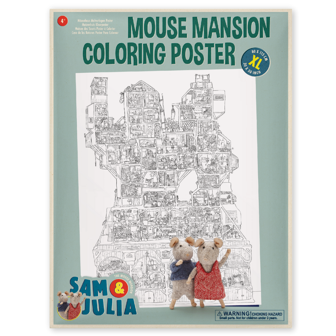 Mega Mouse mansion Coloring Book(Nederlandstalig)