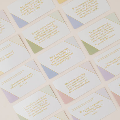 LSW Mind Cards: Daily Mindfulness and Self Care Prompts