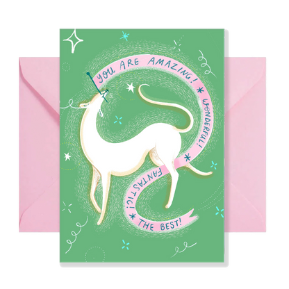 Amazing! Wonderful! A6 Greetings Card