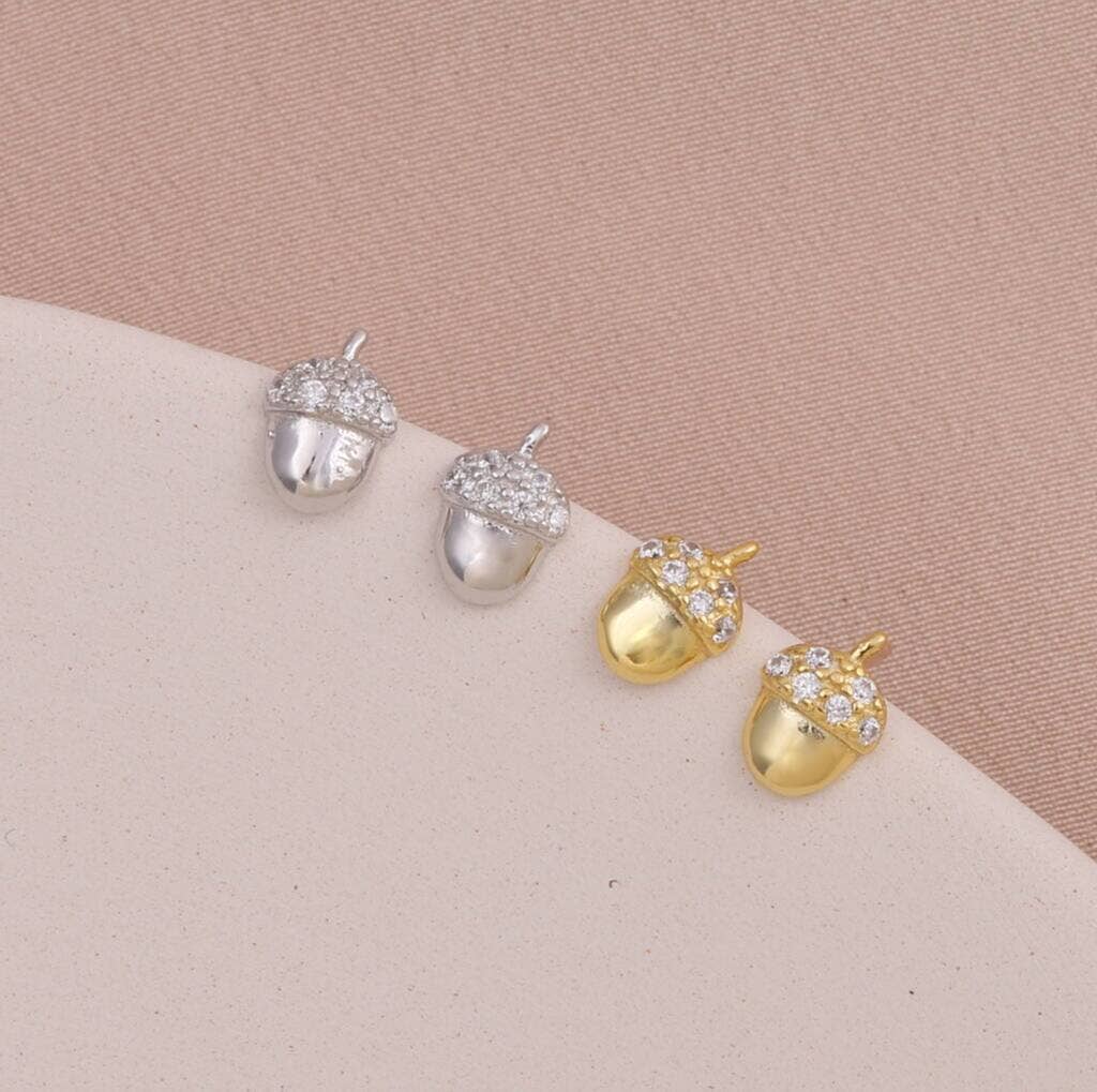 'STOCKING' Christmas Nuts Earrings